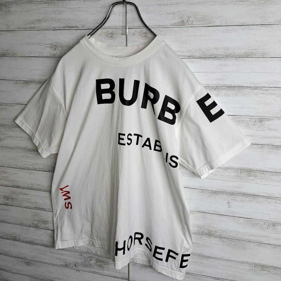 BURBERRY(バーバリー)の【人気デザイン】バーバリー Tシャツ ロゴ ホースフェリー オーバーサイズ メンズのトップス(Tシャツ/カットソー(半袖/袖なし))の商品写真