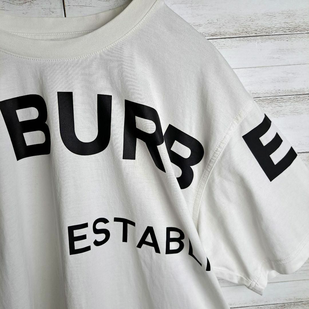 BURBERRY(バーバリー)の【人気デザイン】バーバリー Tシャツ ロゴ ホースフェリー オーバーサイズ メンズのトップス(Tシャツ/カットソー(半袖/袖なし))の商品写真