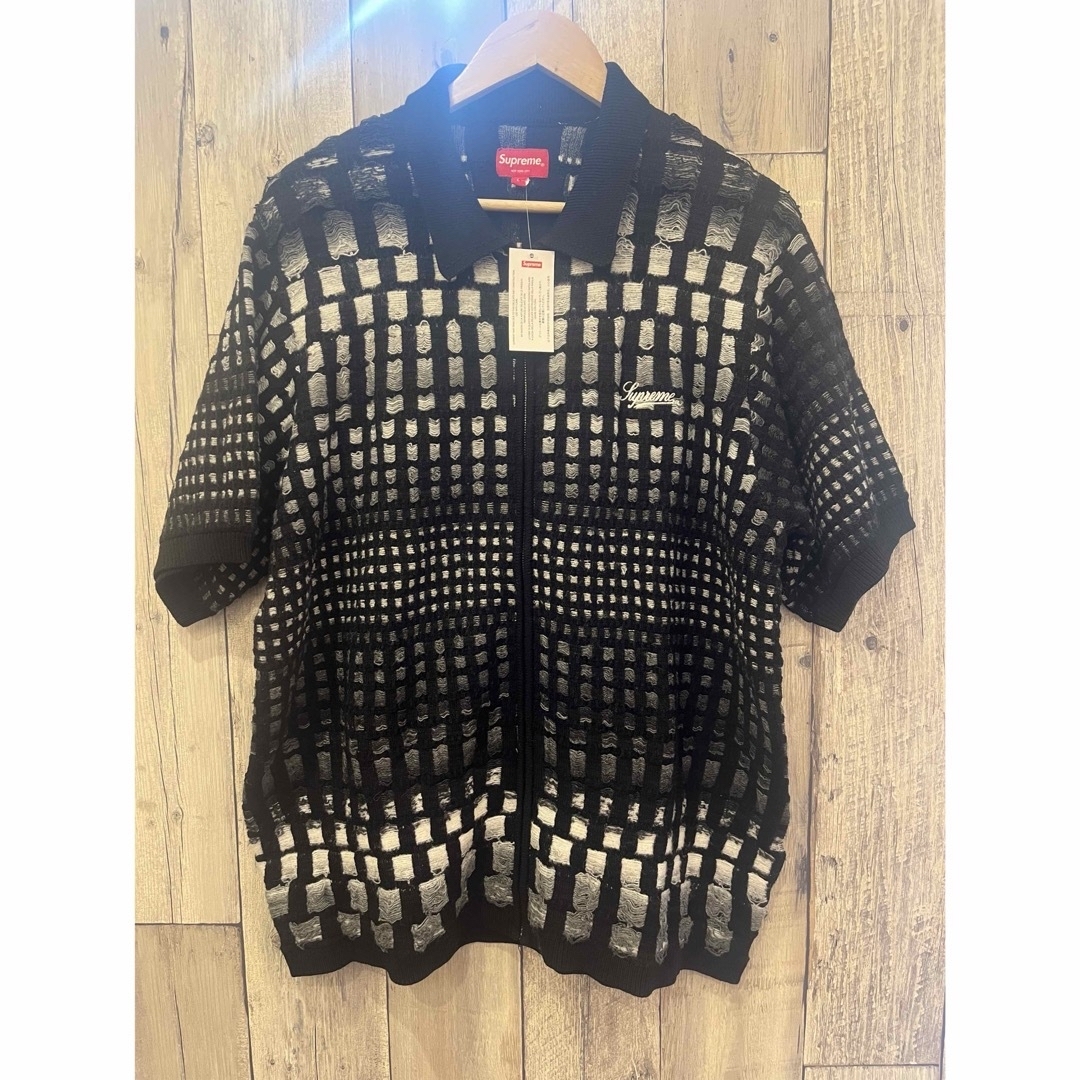 Supreme Gradient Grid Zip Up Polo | フリマアプリ ラクマ