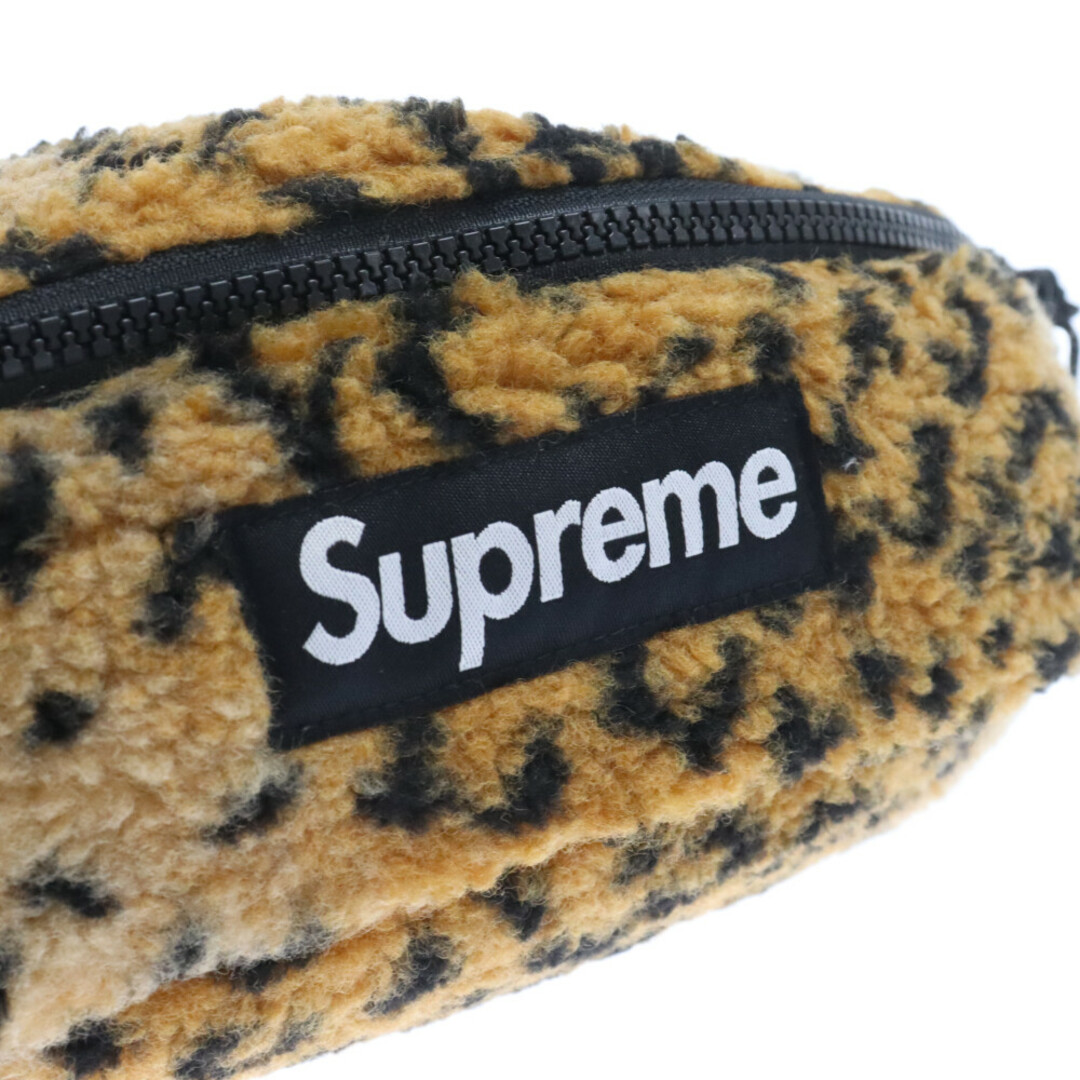 Supreme(シュプリーム)のSUPREME シュプリーム 17AW Leopard Fleece Waist Bag レオパード フリース ウエストバッグ ボディバッグ ショルダーバッグ ブラウン メンズのバッグ(ウエストポーチ)の商品写真