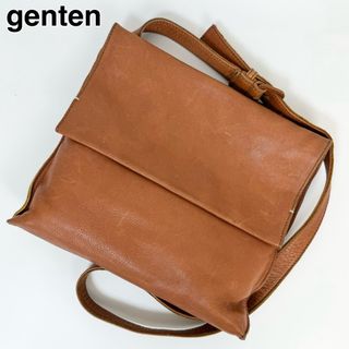 ゲンテン(genten)の24C37 genten ゲンテン ショルダーバッグ 本革 メッセンジャー(ショルダーバッグ)