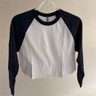 アメリカンアパレル(American Apparel)のAmerican apparelアメアパ　Tシャツ　クロップド(Tシャツ(長袖/七分))