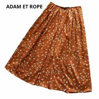 Adam et Rope' - Adam et Rope ロングスカート 総柄 サイズ36 フレア