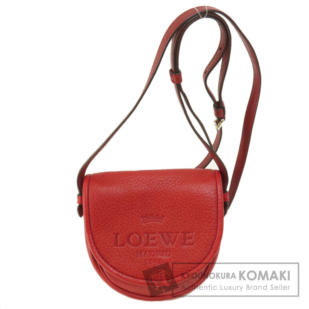 LOEWE(ロエベ)のLOEWE ロゴ型押し ミニショルダー ショルダーバッグ レザー レディース レディースのバッグ(ショルダーバッグ)の商品写真