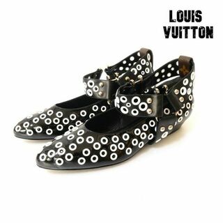 ルイヴィトン(LOUIS VUITTON)の未使用 Louis Vuitton エナメル パンチング ストラップ パンプス(ハイヒール/パンプス)