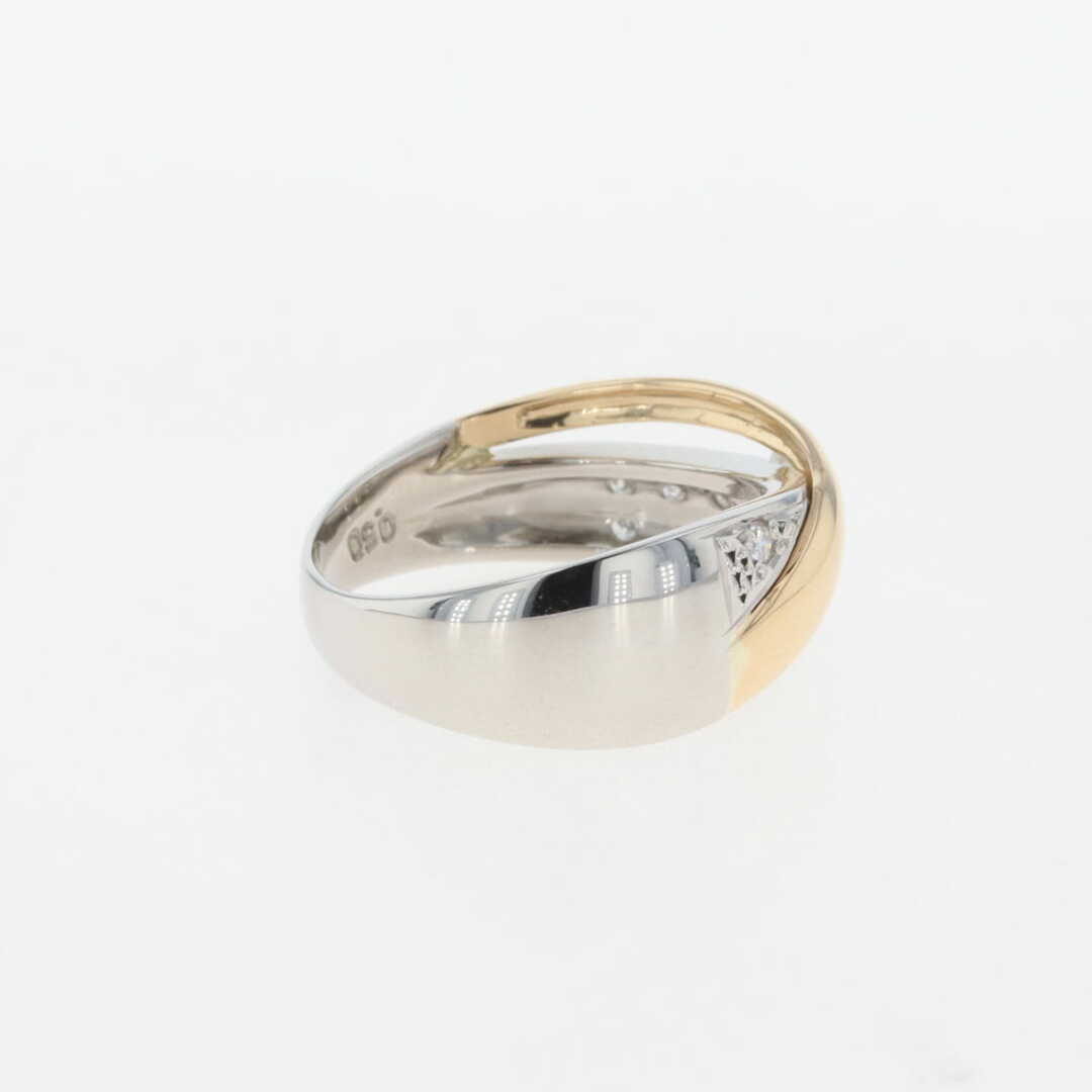 メレダイヤ デザインリング 14.5号 Pt900 【中古】 レディースのアクセサリー(リング(指輪))の商品写真