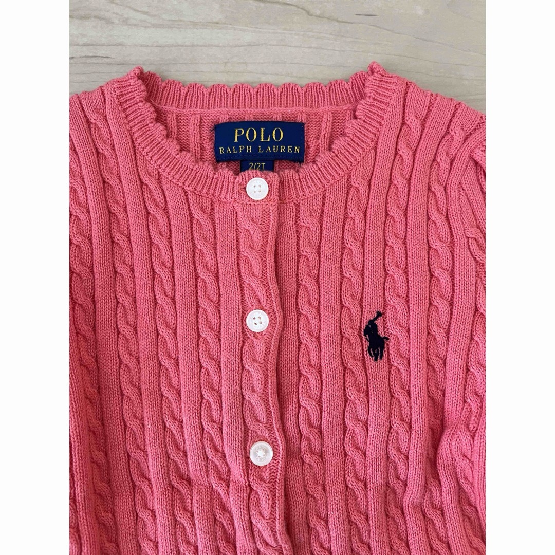 POLO RALPH LAUREN(ポロラルフローレン)の【polo Ralph Lauren】カーディガン キッズ/ベビー/マタニティのキッズ服女の子用(90cm~)(カーディガン)の商品写真