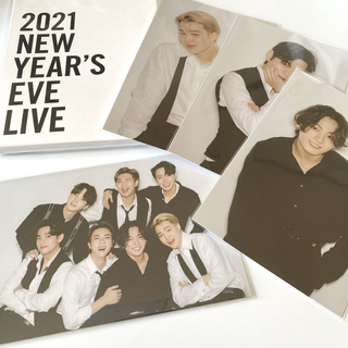 ボウダンショウネンダン(防弾少年団(BTS))のBTS 2021 NEW YEAR’S EVE LIVE ポストカード (アイドルグッズ)