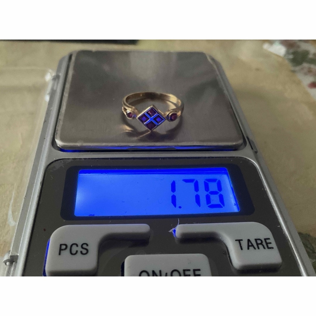 サービス価格！素敵♪k18、0.4ct、ルビーリング#8 レディースのアクセサリー(リング(指輪))の商品写真