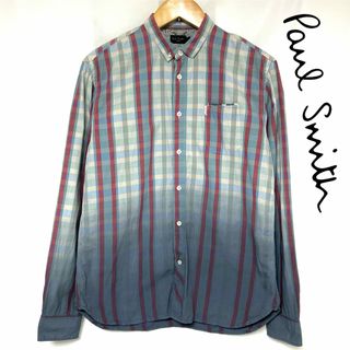 ポールスミス(Paul Smith)のPaul Smith JEANS グラデーション チェック シャツ　L(シャツ)