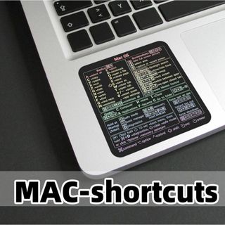 Mac (Apple) - 【新品】MacBookショートカットキーステッカーシール【620010MA】