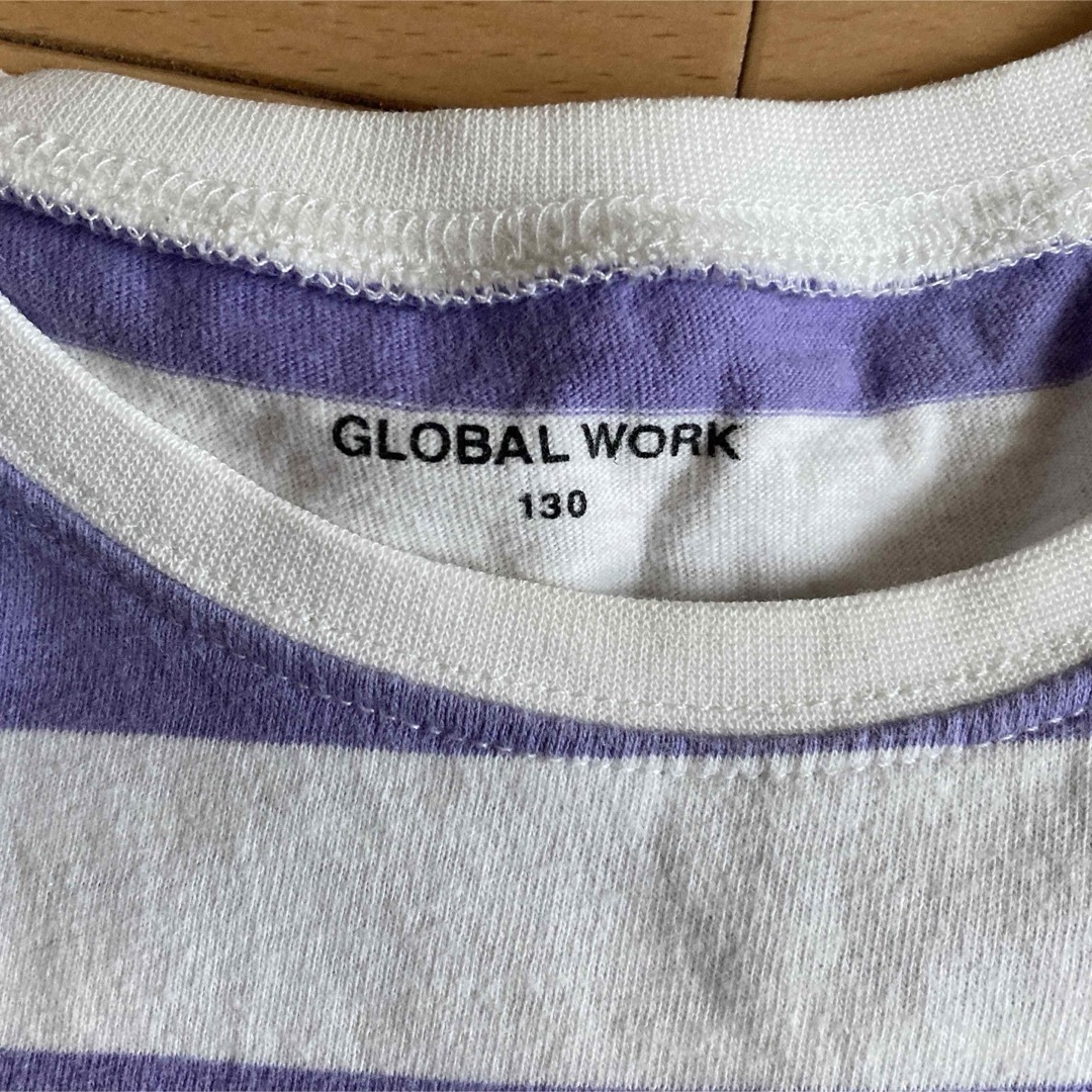 GLOBAL WORK(グローバルワーク)の半袖Tシャツ　130サイズ×3枚 キッズ/ベビー/マタニティのキッズ服男の子用(90cm~)(Tシャツ/カットソー)の商品写真