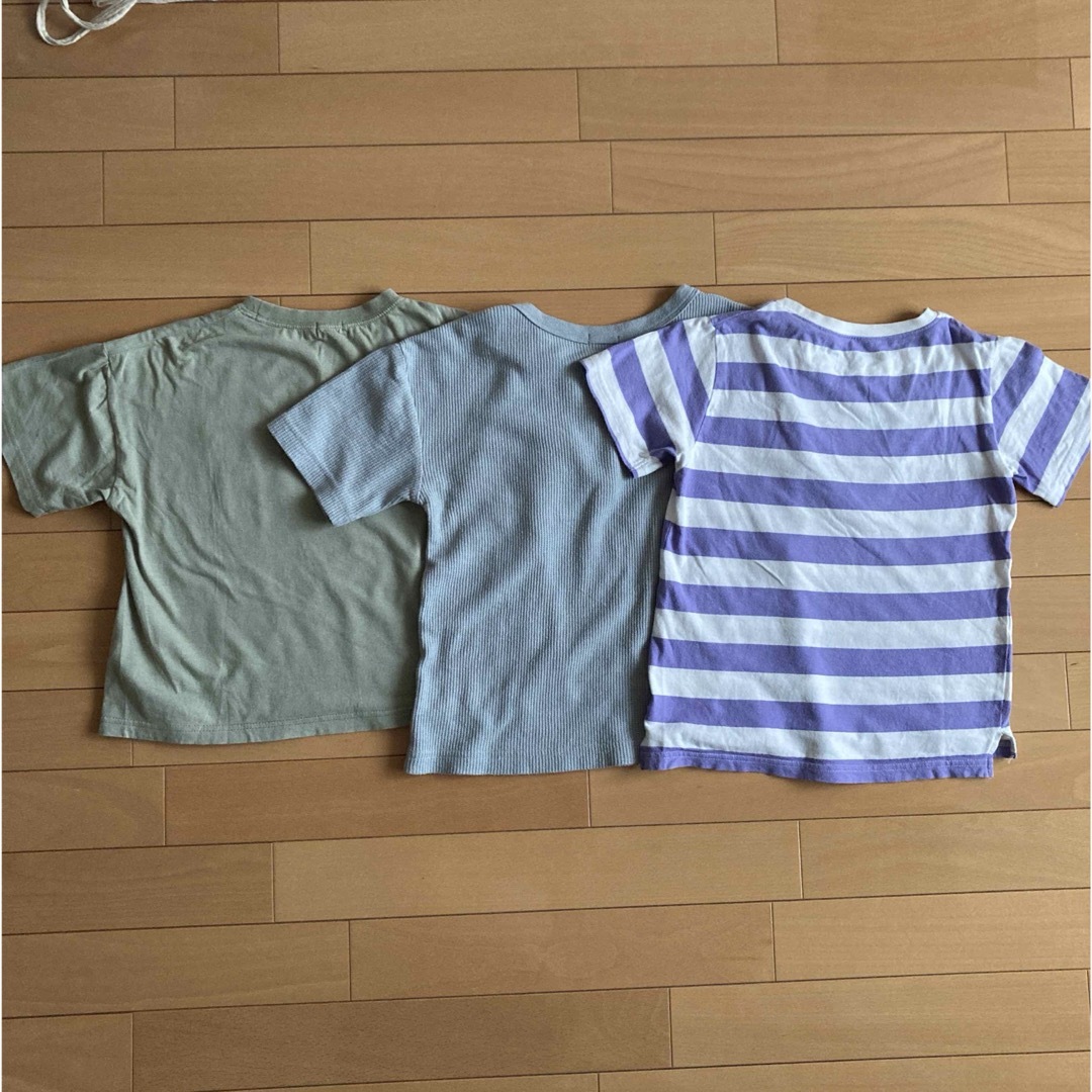 GLOBAL WORK(グローバルワーク)の半袖Tシャツ　130サイズ×3枚 キッズ/ベビー/マタニティのキッズ服男の子用(90cm~)(Tシャツ/カットソー)の商品写真