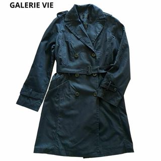 GALERIE VIE - ギャルリーヴィー トレンチコート 背抜き ベルト 紺