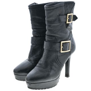 ジミーチュウ(JIMMY CHOO)のJIMMY CHOO ジミーチュー ブーツ EU35(21.5cm位) 黒 【古着】【中古】(ブーツ)