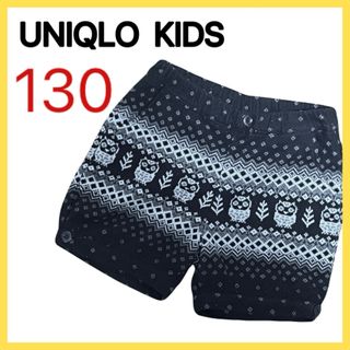 ユニクロ(UNIQLO)のUNIQLOユニクロ もこもこショートパンツ ハーフパンツ 短パン フクロウ(パンツ/スパッツ)