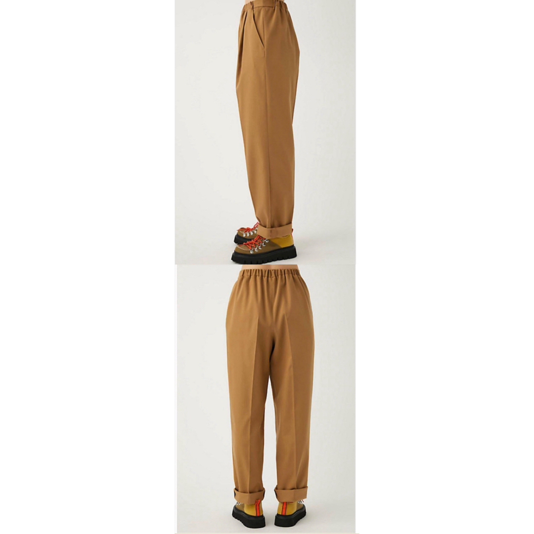 ナゴンスタンスのPOLY CHINO roll up ゴム trouser  レディースのパンツ(カジュアルパンツ)の商品写真