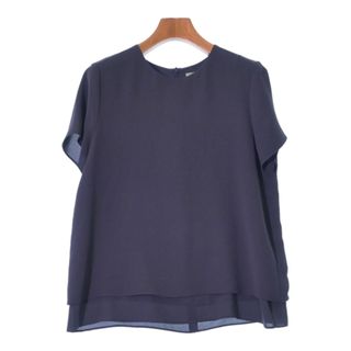 セオリーリュクス(Theory luxe)のtheory luxe セオリーリュクス ブラウス 38(M位) 濃紺 【古着】【中古】(シャツ/ブラウス(長袖/七分))