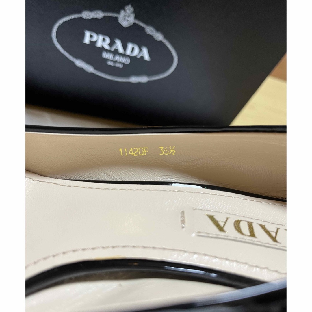 PRADA(プラダ)のPRADA パンプス　黒リボン レディースの靴/シューズ(ハイヒール/パンプス)の商品写真