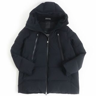 デサントオルテライン(DESCENTE ALLTERRAIN)の美品□21AW デサントオルテライン 水沢ダウン DXG-1054WJS マウンテニア パラフード WZIP ダウンジャケット ダークネイビー F 日本製 正規(ダウンジャケット)