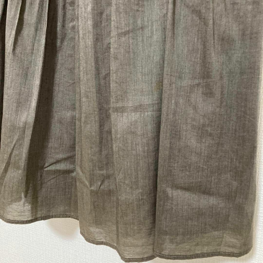 kumikyoku（組曲）(クミキョク)の🌟オンワード樫山 KUMIKYOKU【M】W74〜78スカート グレー系 綿混 レディースのスカート(ひざ丈スカート)の商品写真