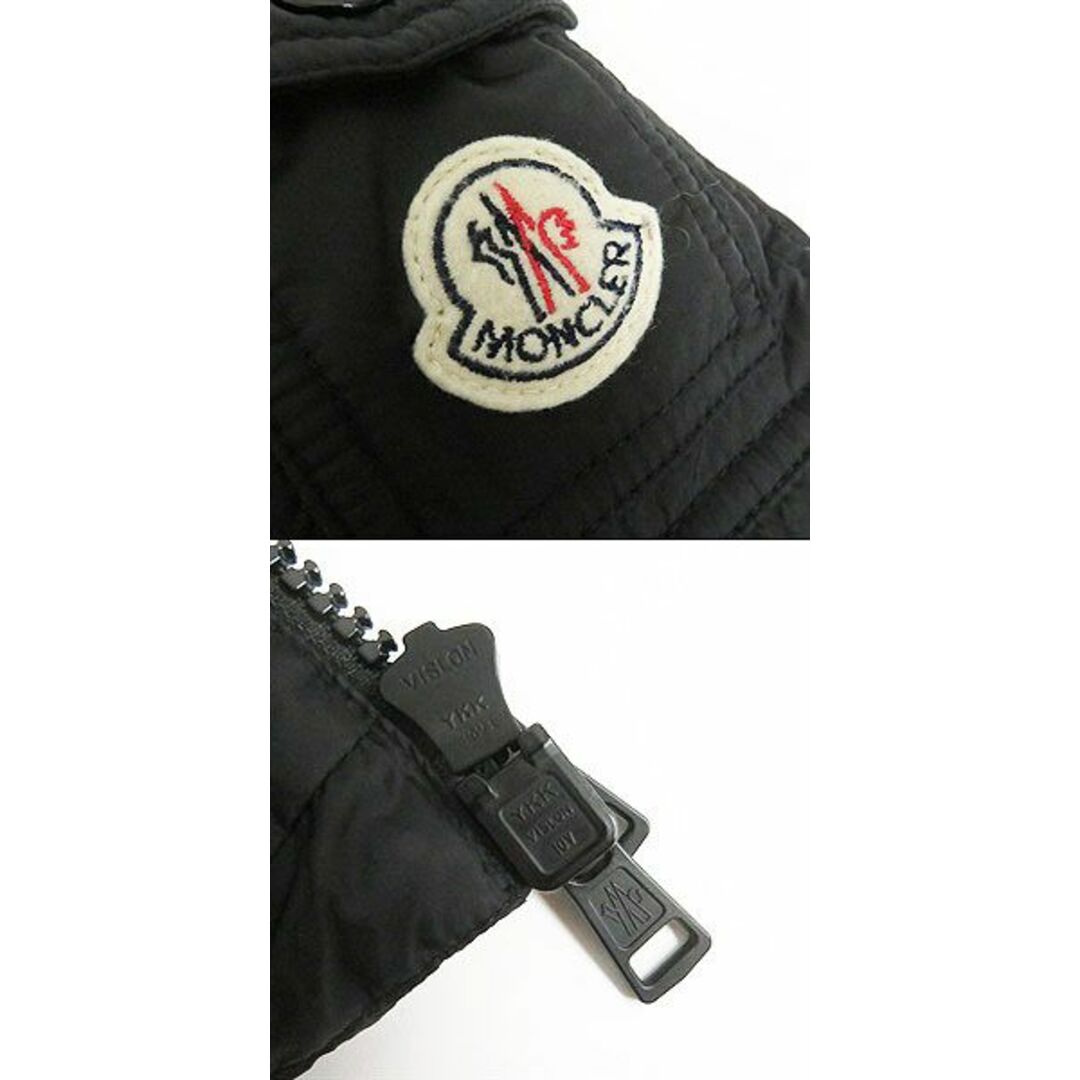 MONCLER(モンクレール)の美品□19-20AW MONCLER/モンクレール MARQUE/マルク ロゴワッペン コヨーテファー フーデッド WZIP ダウンジャケット ブラック 1 正規品 メンズのジャケット/アウター(ダウンジャケット)の商品写真