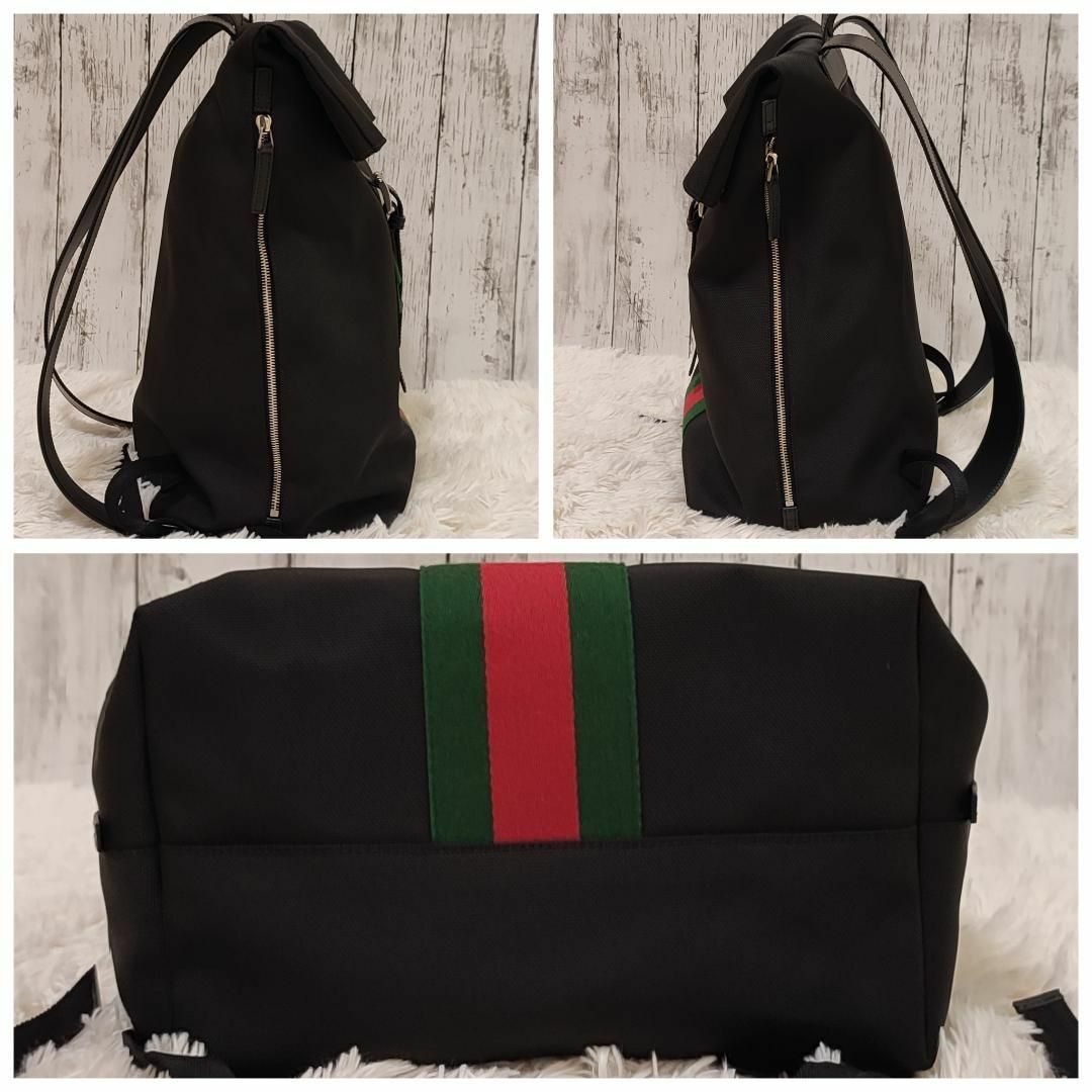 Gucci(グッチ)の★未使用に近い★GUCCI　グッチ　リュックサック　バックパック　シェリーライン メンズのバッグ(バッグパック/リュック)の商品写真