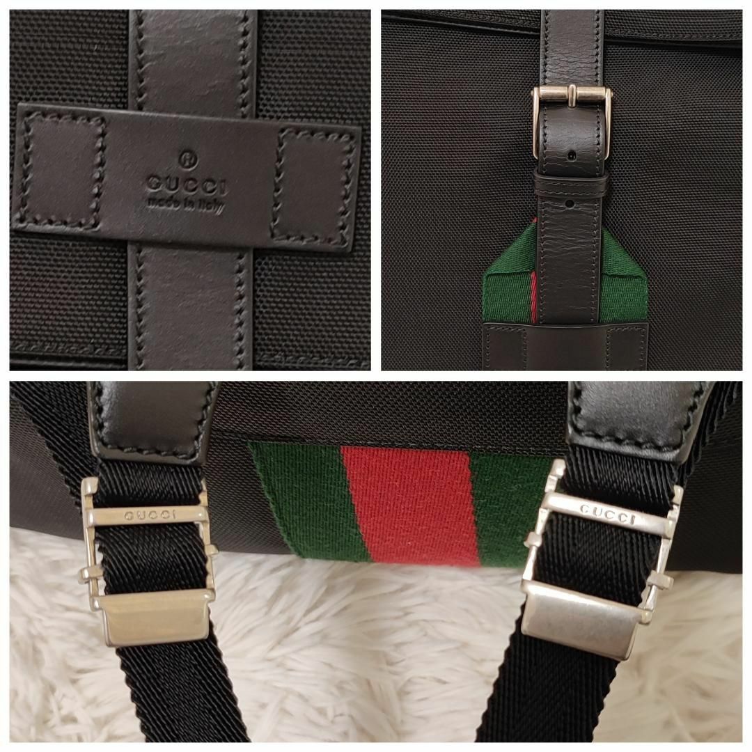 Gucci(グッチ)の★未使用に近い★GUCCI　グッチ　リュックサック　バックパック　シェリーライン メンズのバッグ(バッグパック/リュック)の商品写真