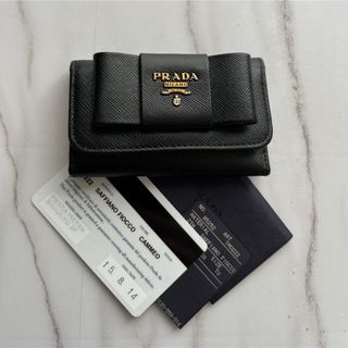 142 美品 PRADA プラダ キーケース