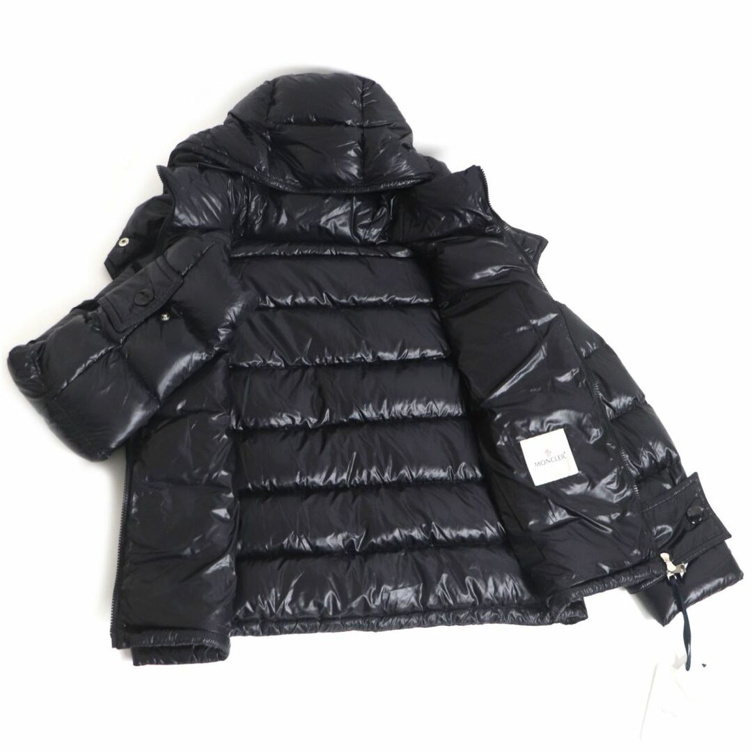 MONCLER(モンクレール)の未使用品□20SS MONCLER/モンクレール TURQUIN GIUBBOTTO WZIP フーデッド ダウンジャケット ブラック 2 正規品 ハンガー付き レディース メンズのジャケット/アウター(ダウンジャケット)の商品写真