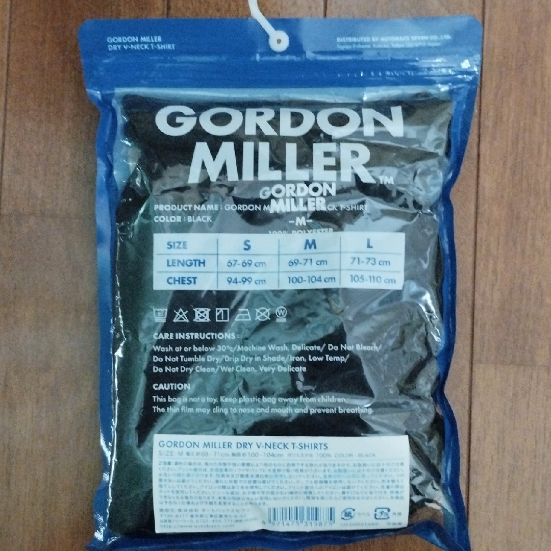 【新品未開封】GORDON MILLER DRY Vネック Tシャツ Mサイズ メンズのトップス(Tシャツ/カットソー(半袖/袖なし))の商品写真