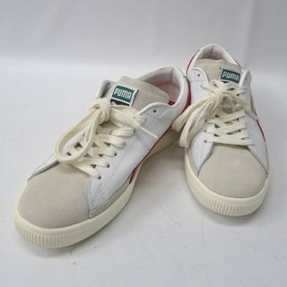 プーマ(PUMA)のプーマ スニーカー BASKET VTG バスケット ヴィンテージ WHITE/HIGH RISK RED 374922-15 27.0cm Ft1143071 超美品・中古(スニーカー)