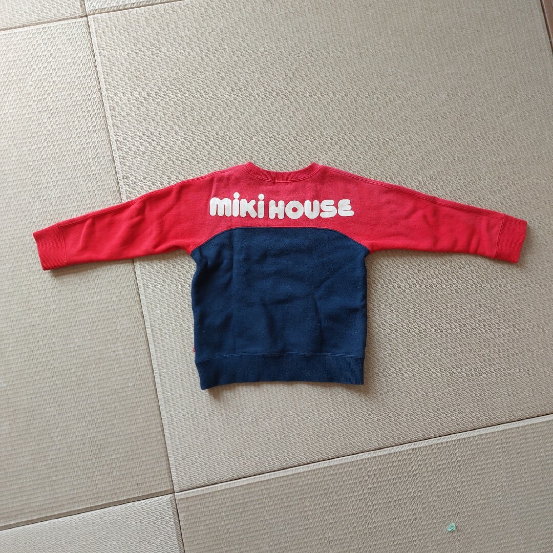 mikihouse(ミキハウス)のMIKI HOUSE トレーナー キッズ/ベビー/マタニティのキッズ服男の子用(90cm~)(Tシャツ/カットソー)の商品写真