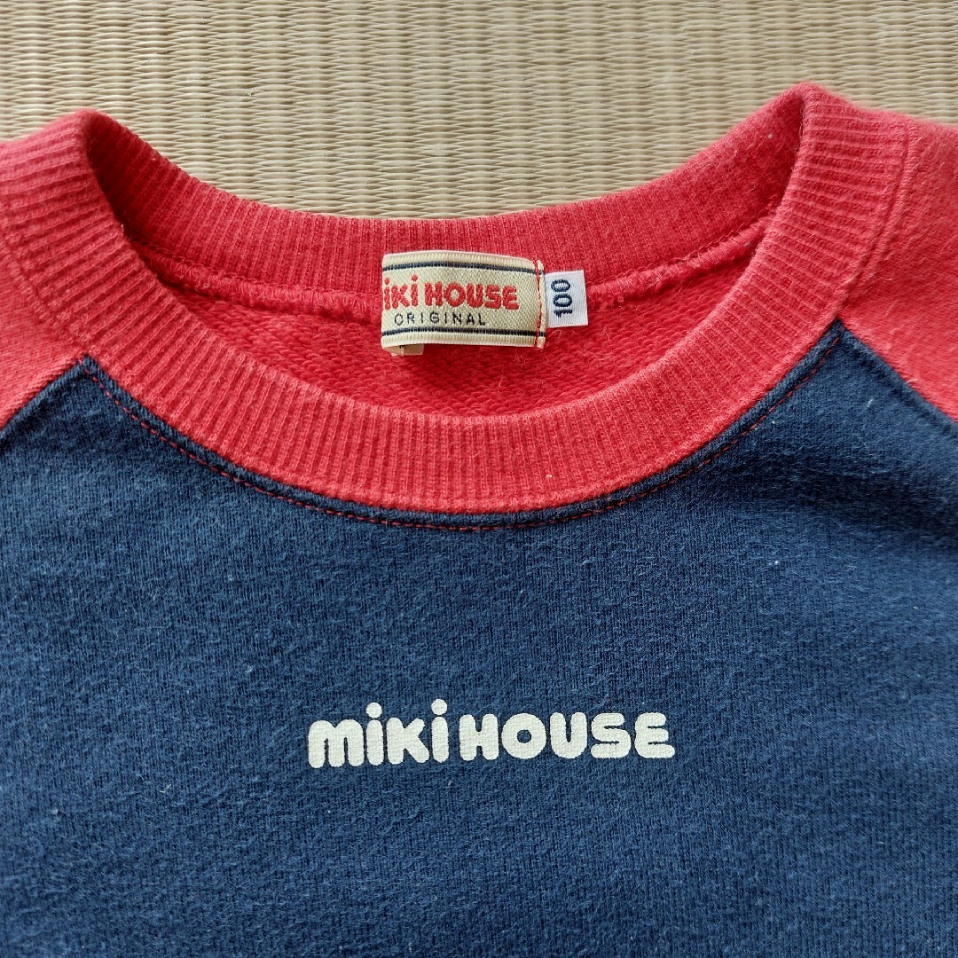 mikihouse(ミキハウス)のMIKI HOUSE トレーナー キッズ/ベビー/マタニティのキッズ服男の子用(90cm~)(Tシャツ/カットソー)の商品写真