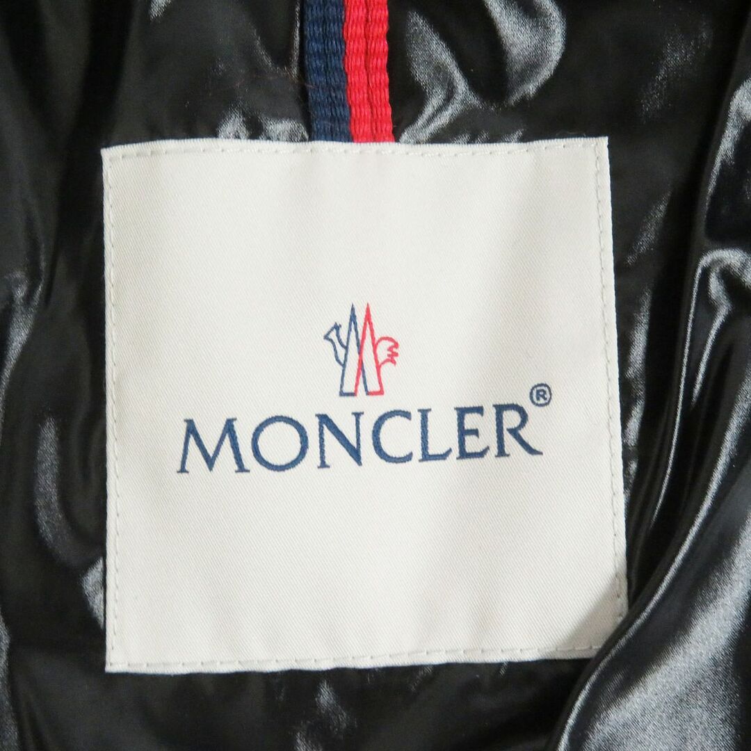 MONCLER(モンクレール)の極美品□21-22AW MONCLER/モンクレール MAEWO ロゴワッペン スタンドカラー WZIP ダウンジャケット/パフィージャケット オレンジ 2 正規品 メンズのジャケット/アウター(ダウンジャケット)の商品写真