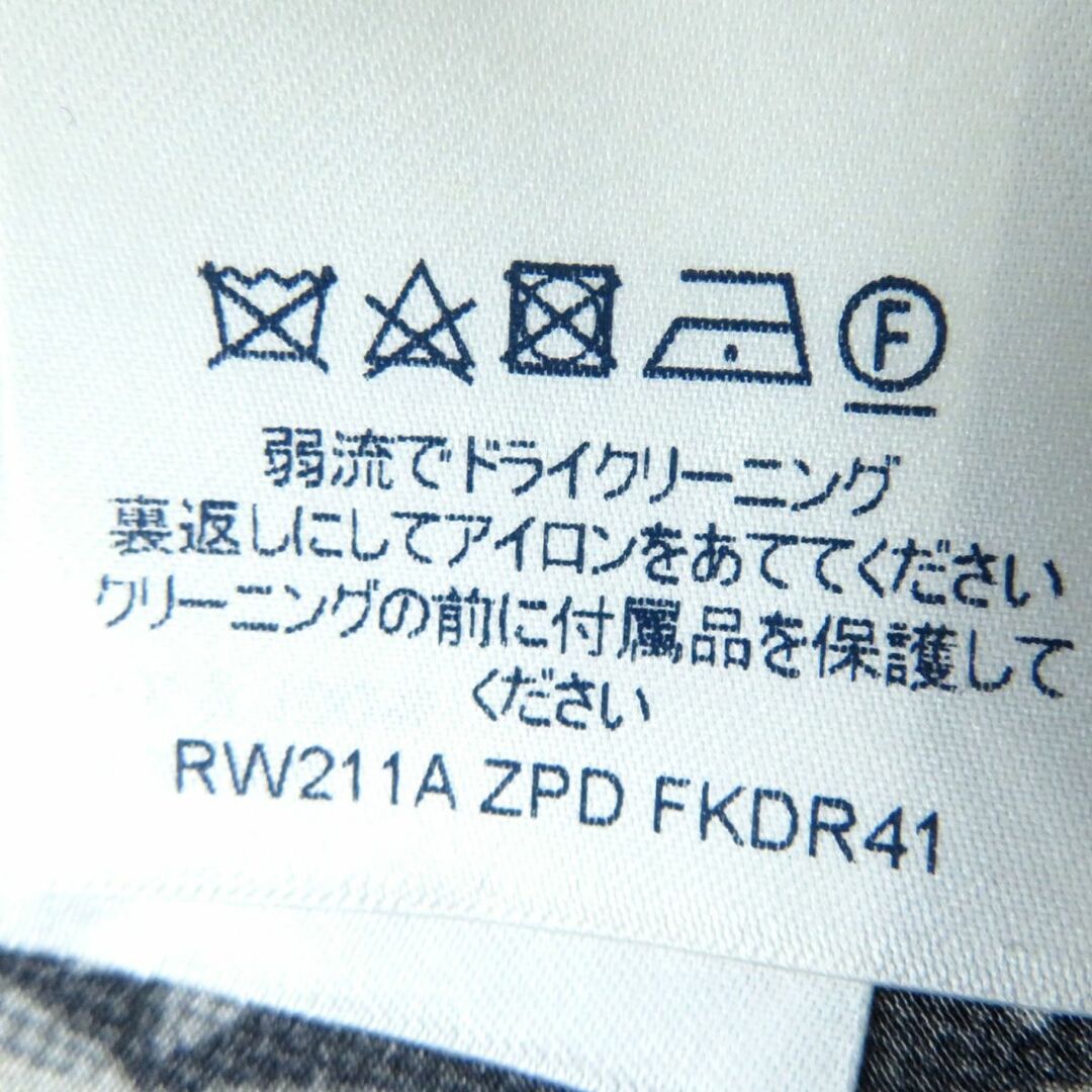 LOUIS VUITTON(ルイヴィトン)の極美◎正規 21SS LV ルイヴィトン SINCE 1854 モノグラム コントラスト スリーブ シルク100％ ドレス／ワンピース 黒×ベージュ×灰 34 レディースのワンピース(ロングワンピース/マキシワンピース)の商品写真