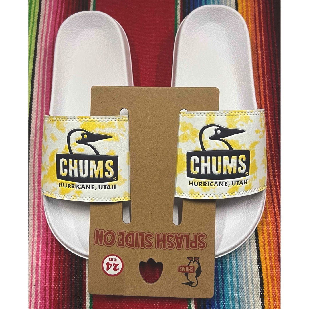 CHUMS(チャムス)の新品　CHUMS サンダル　タイダイ　24.0㎝　チャムス レディースの靴/シューズ(サンダル)の商品写真