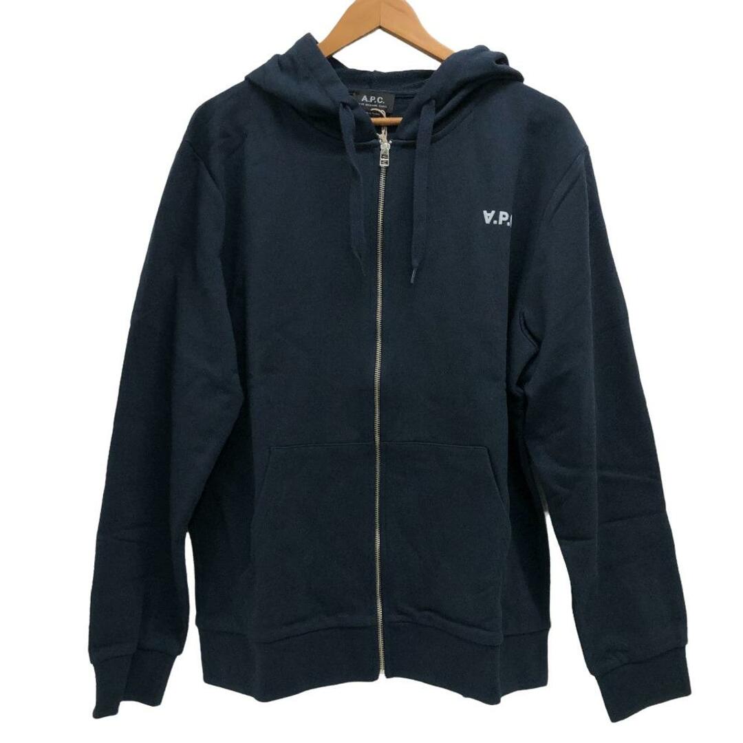 A.P.C(アーペーセー)のアーペーセー A.P.C. パーカー
 COECQ IAK フーディー XL ネイビー メンズのトップス(パーカー)の商品写真