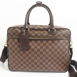 ルイヴィトン(LOUIS VUITTON)の極美品□LOUIS VUITTON/ルイヴィトン N23252 ダミエ イカール ゴールド金具 2WAY ブリーフケース/ショルダーバッグ ブラウン 仏製 鍵付き(ビジネスバッグ)