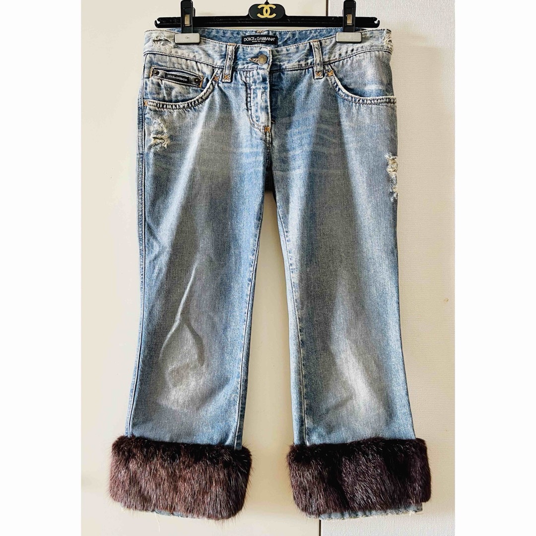 DOLCE&GABBANA - 美品☆正規品ドルチェ&ガッバーナ デニムパンツ DOLCE&GABBANA - 美品☆正規品ドルチェ&ガッバーナ デニムパンツ