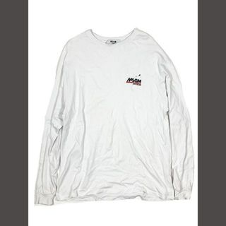 エムエスジイエム(MSGM)の21AW エムエスジーエム MSGM メンズクルーネックロングTシャツ (Tシャツ/カットソー(七分/長袖))