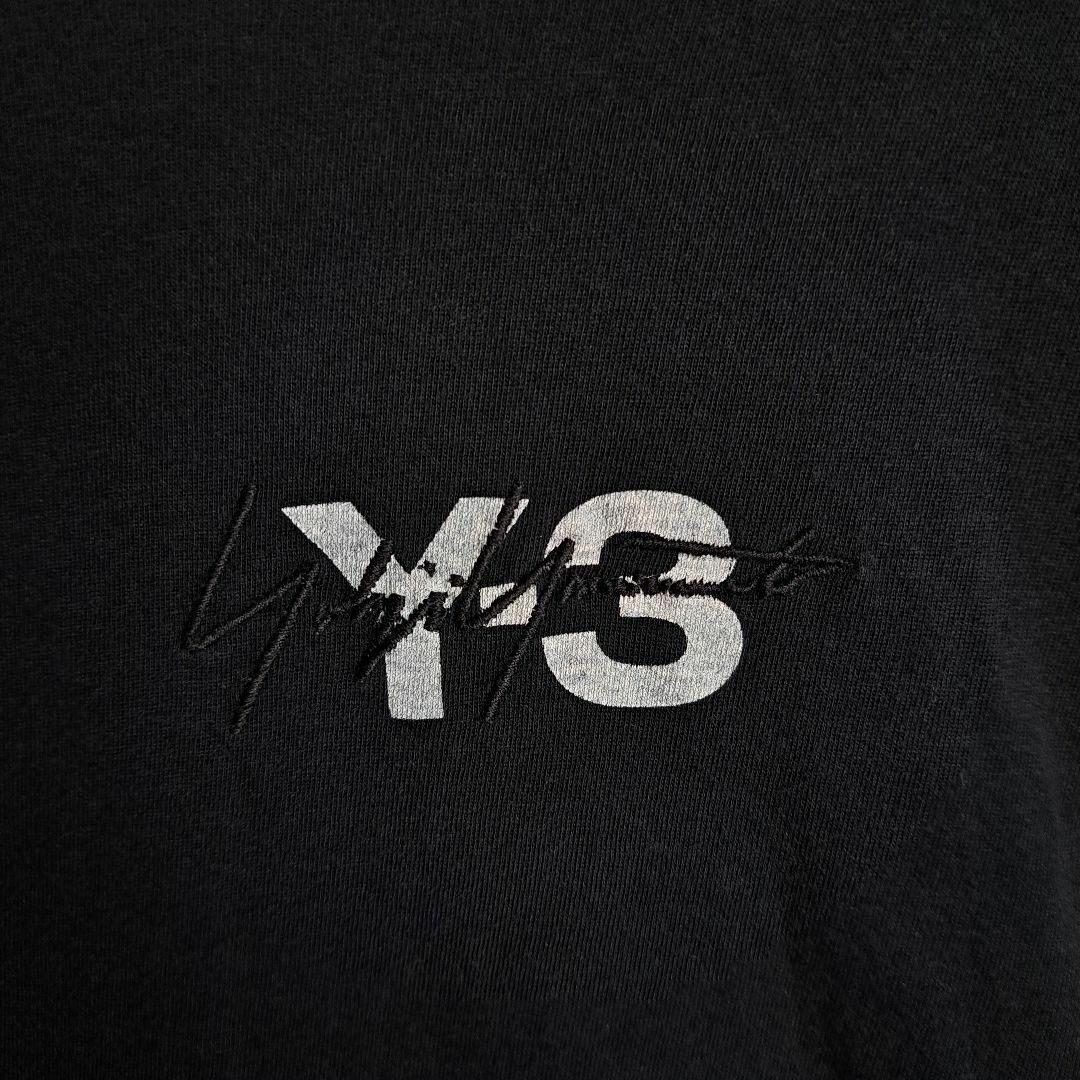 Y-3(ワイスリー)の【レアデザイン】ワイスリー ビックTシャツ ロゴ 3ライン レイヤード 刺繍 メンズのトップス(Tシャツ/カットソー(半袖/袖なし))の商品写真