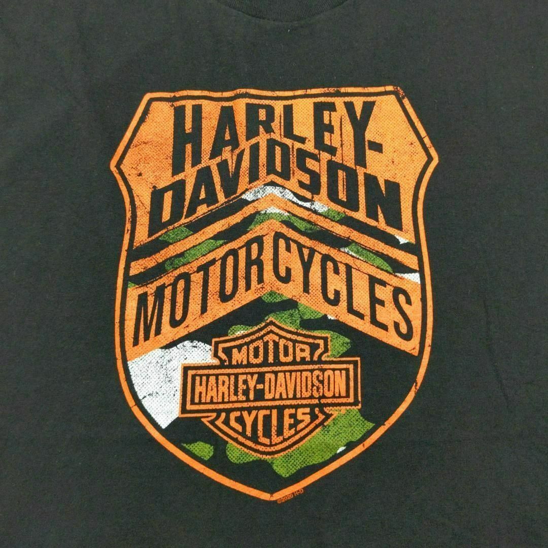 Harley Davidson(ハーレーダビッドソン)のハーレーダビッドソン タンクトップ XL ブラック デカロゴ ビッグプリント メンズのトップス(タンクトップ)の商品写真