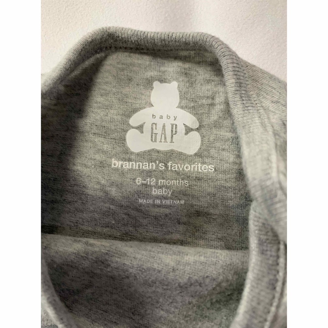 babyGAP(ベビーギャップ)のベビーギャップ　6-12m 長袖ロンパース キッズ/ベビー/マタニティのベビー服(~85cm)(ロンパース)の商品写真