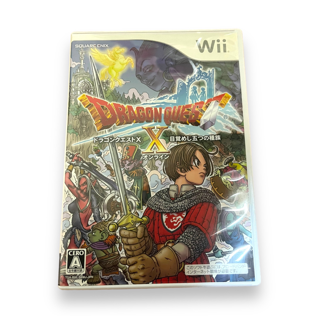 Wii(ウィー)のドラゴンクエストXオンライン3本セット エンタメ/ホビーのゲームソフト/ゲーム機本体(家庭用ゲームソフト)の商品写真