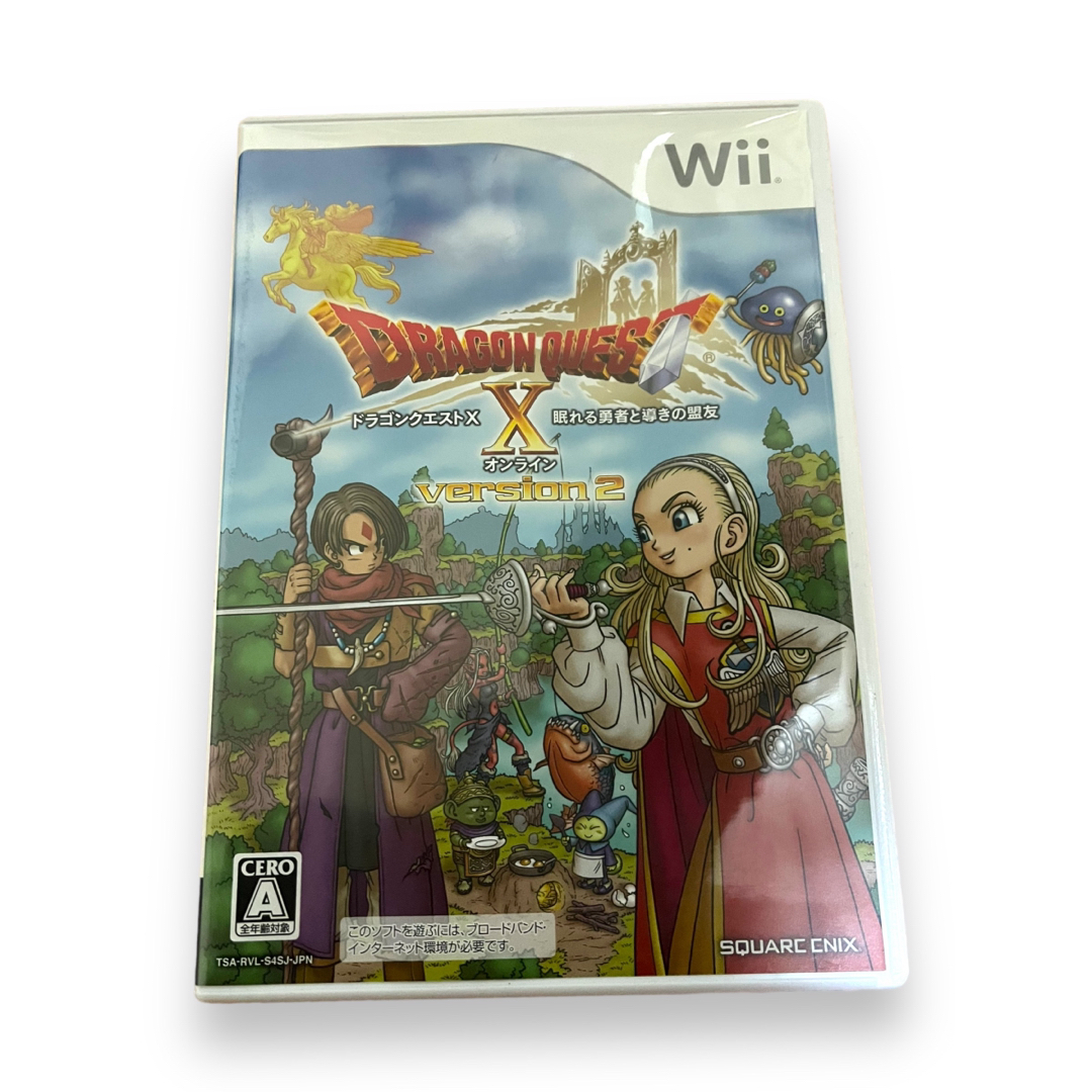 Wii(ウィー)のドラゴンクエストXオンライン3本セット エンタメ/ホビーのゲームソフト/ゲーム機本体(家庭用ゲームソフト)の商品写真