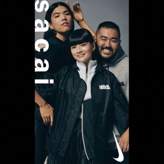 sacai - 秋元梢着用 ◆ Sacai x Nike コラボ ドッキングジャケット ◆