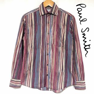 ポールスミス(Paul Smith)のPaul Smith LONDON ポールスミス マルチス トライプ シャツ　M(シャツ)