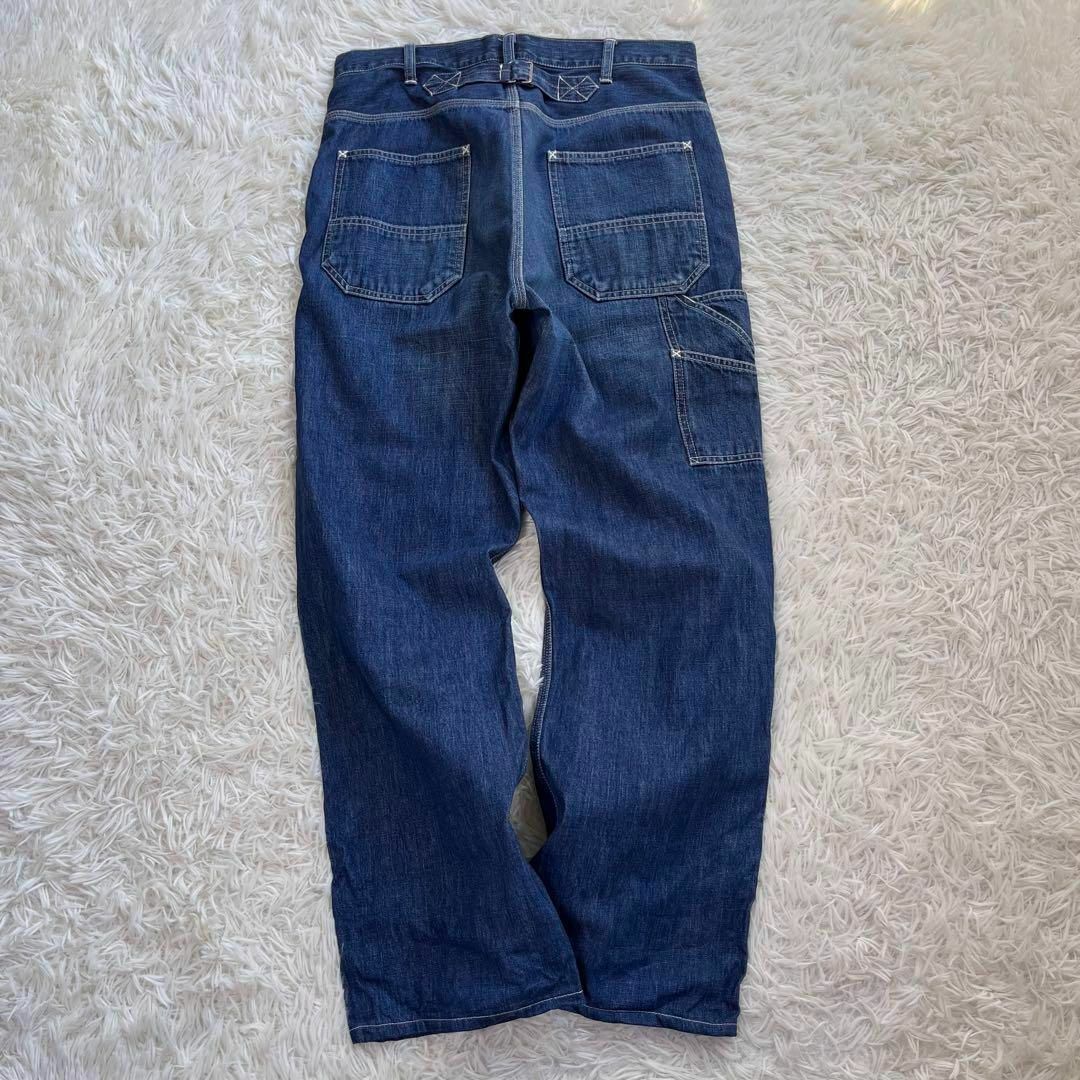 【美品】テンダーロイン デニム ワーク パンツ シンチバック ペインター 濃紺 【美品】テンダーロイン デニム ワーク パンツ シンチバック ペインター 濃紺