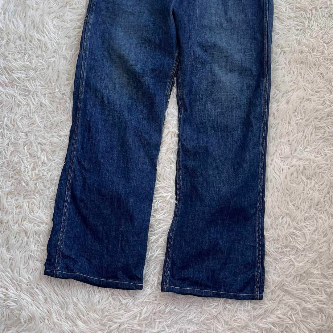 【美品】テンダーロイン デニム ワーク パンツ シンチバック ペインター 濃紺 【美品】テンダーロイン デニム ワーク パンツ シンチバック ペインター 濃紺